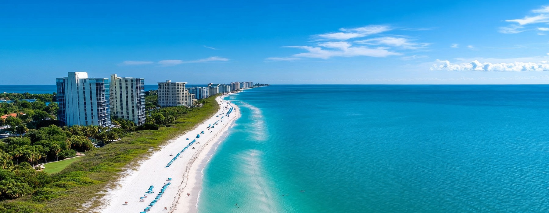 coastal view with a beach and ocean 