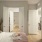 a bedroom with a bed and a table